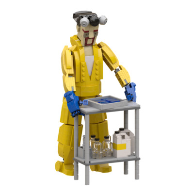 MOC Breaking Bad Walter White Chemistry Teacher Action Figures Building Blocks