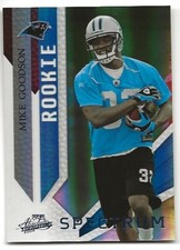 Mike Goodson 2009 Absolute Memorabilia Spectrum Platinum /5 Carolina Panthers