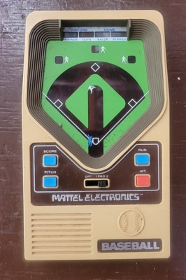 Mattel Electronics Baseball Handheld Electronics Game 1978 UNTESTED
