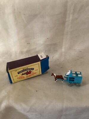 1988 Matchbox Series A Moko Lesney No. 7 Horse Drawn Milk Carriage ...