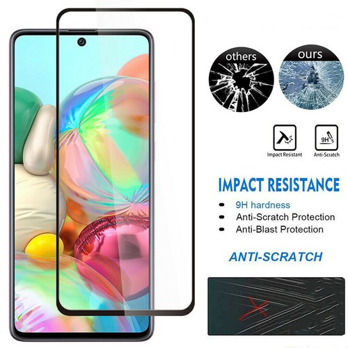 For Samsung Galaxy M31S M31 M21 M11 FULL COVER Tempered Glass Screen Protector - Zdjęcie 6 z 12