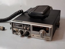 CB RADIO General Electric 40 Channel System 3-5813B  Untested w/MIC Vintage CB