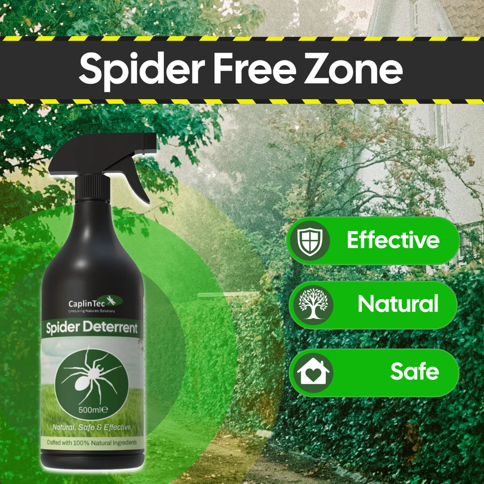 Stop Spider Repellent Deterent Spray. Safe & Natural. 500ml Indoor and Outdoor - Image 2 of 4