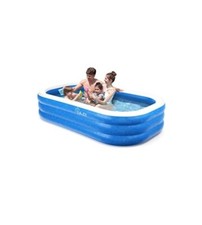Inflatable Swimming Pool, EVAJOY 92'' x 56'' x 20'' Family Blow up Swim Pools...