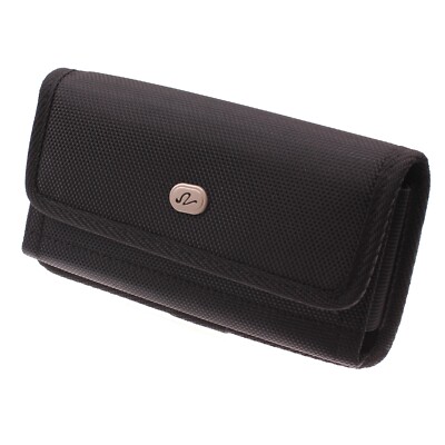 Rugged Case Belt Clip Holster Canvas Cover Pouch Carry for SmartPhones