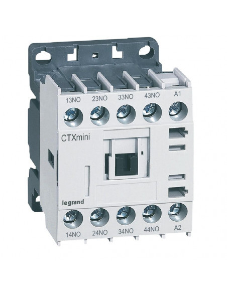 Relais de commande CTX³ Legrand 416801 à 4 pôles 4NO 24V pour tableau