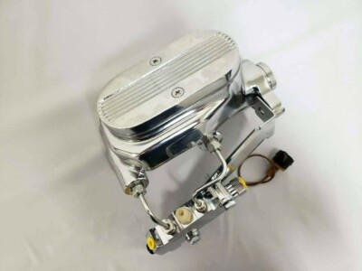 GM Chrome Ball Milled Master Cylinder 1-1/8" Bore Proportioning Valve ...