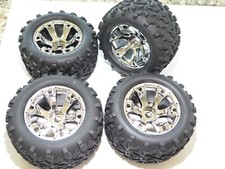 TRX5309 TRAXXAS REVO 3.3 NITRO 4 MOUNTED TIRES WHEELS