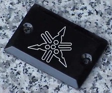 Yamaha Virago XV 750 1100 FZ1 SR400 BLACK FRONT BRAKE FLUID RESERVOIR CAP