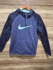 Nike Hoodie Womens Pullover Sweatshirt Therma Hooded Dri Fit Size: Medium