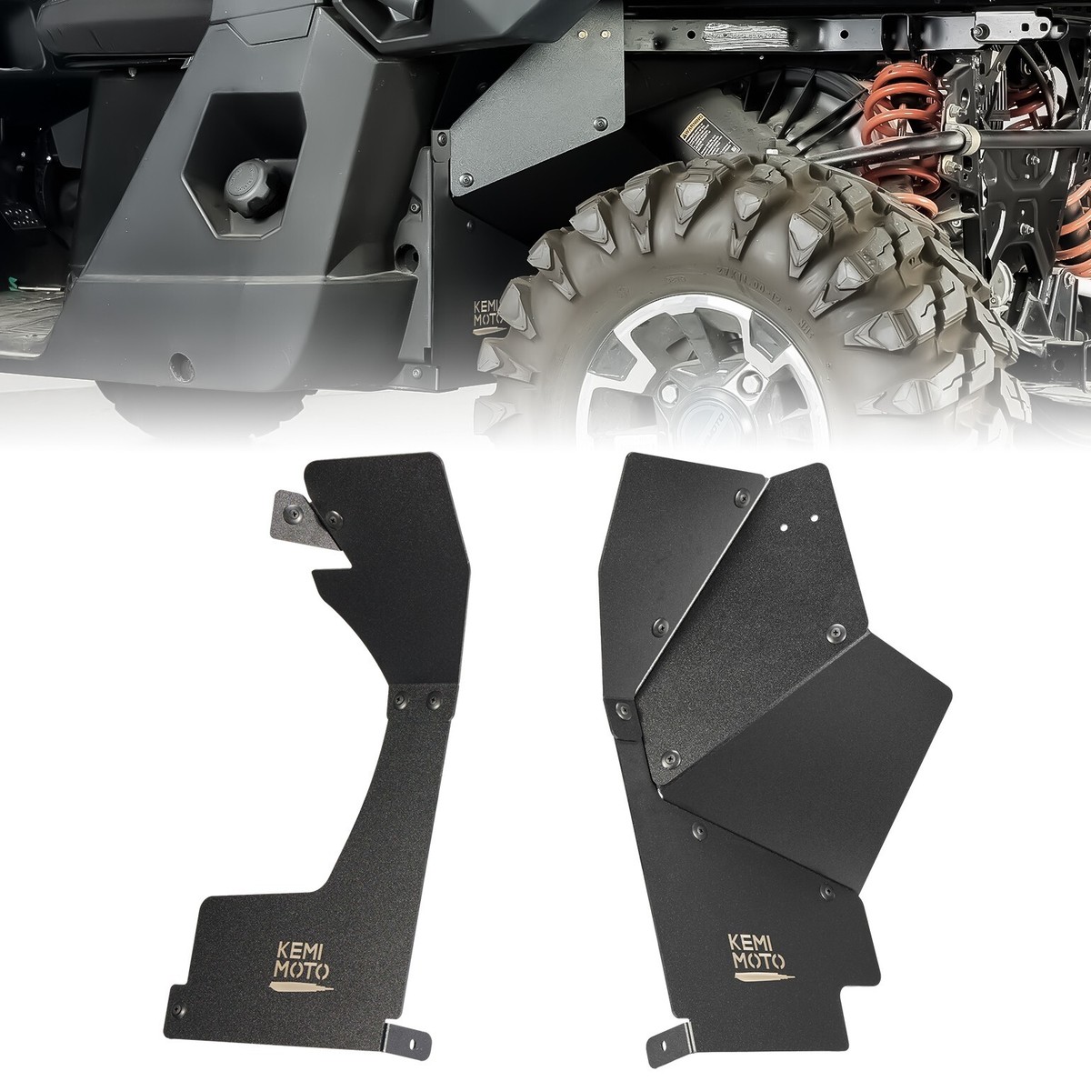 Rear Mud Flap Splash Shield Mud Guard For Polaris Ranger XP 1000