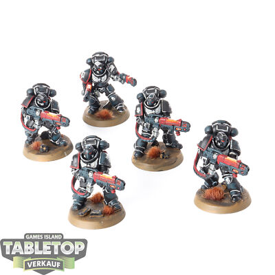 Space Marines - 5 Primaris Hellblasters - bemalt