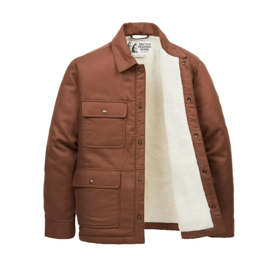 Marmot Marrón abrigos, chaquetas y chalecos para hombres