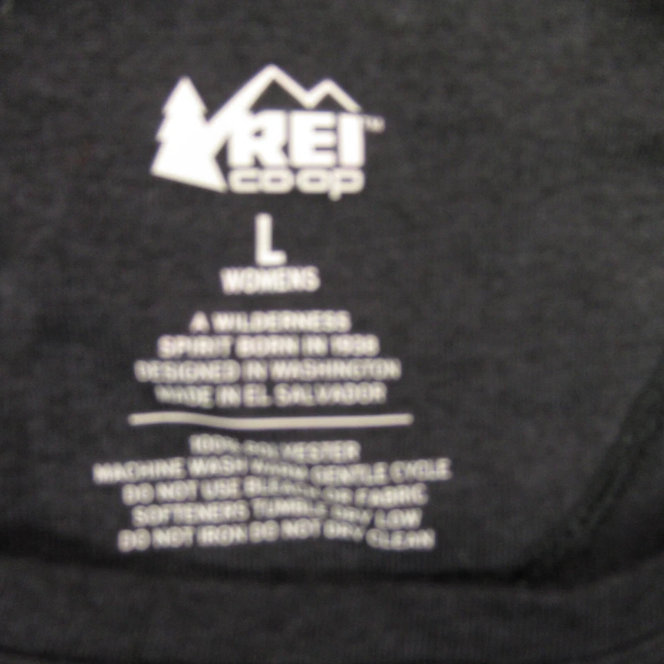 Camisa REI Mujer Grande Manga Grande Ligera Cuello Redondo Exterior Elastizada Foto 3 de 4