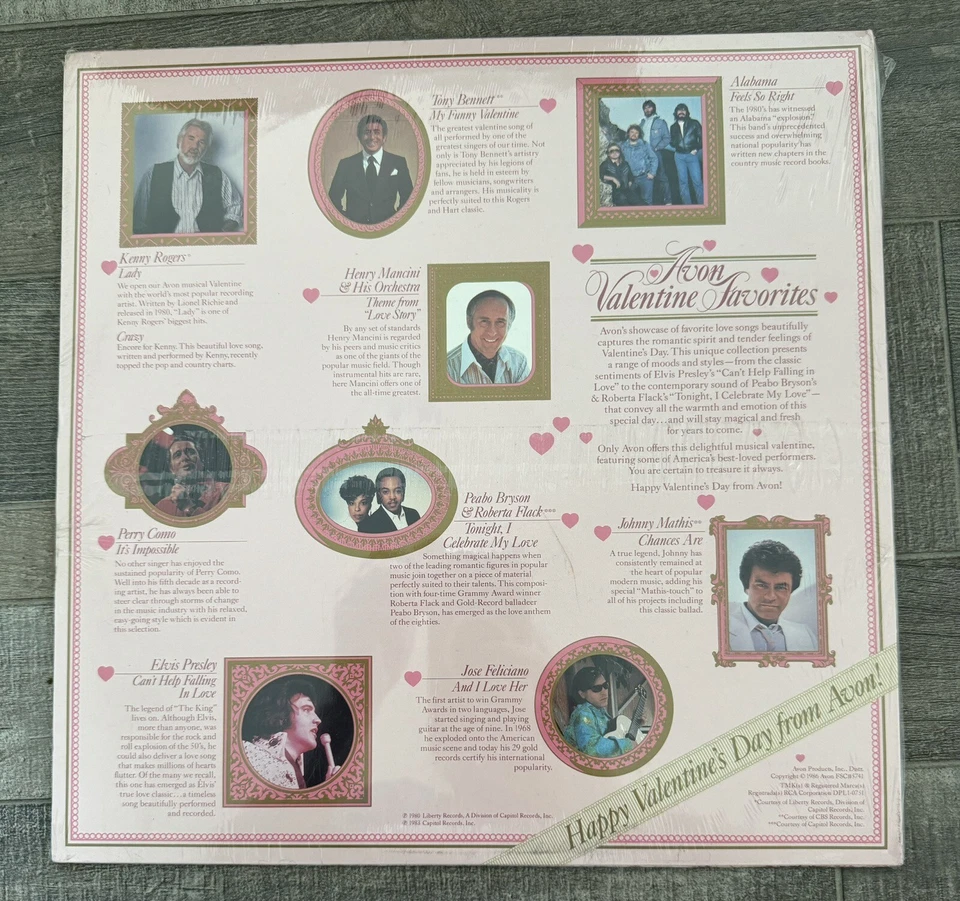 Christmas Gift Favorites Vinyl Album Elvis Presley Kenny Rogers NEW VINTAGE!!!!! - Image 2 of 2