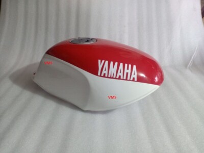 Yamaha Ysr 50 80 Ysr50 Ysr80 1989 Alloy Tank White & Red With Cap
