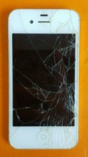                 DEFECTIVE - READ  Apple iPhone 4s A1387 - White