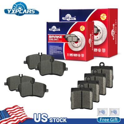 For Mercedes-Benz C230 C240 SLK280 SLK300 Front and Rear Disc Ceramic Brake Pads