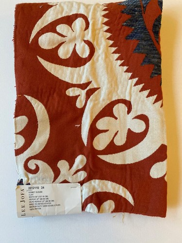 Lee Jofa Kismet Susani Clay New 24" Fabric Remnant - Picture 4 of 4