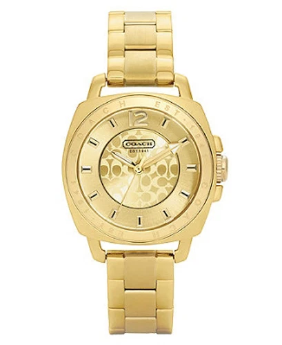 Orologio Coach Donna Fidanzato Mini Bracciale Tono Oro 14501534 Donna