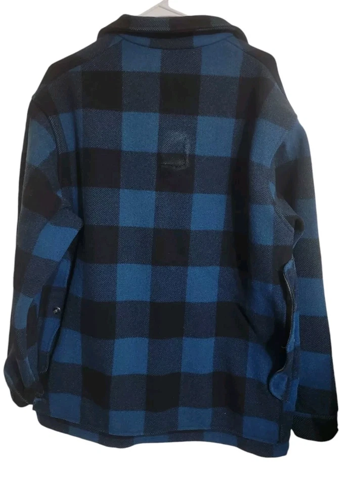 Pendleton Jacket Men L Blue Mackinaw Plaid Preppy Western Cruiser Gorpcore USA - Image 2 of 4