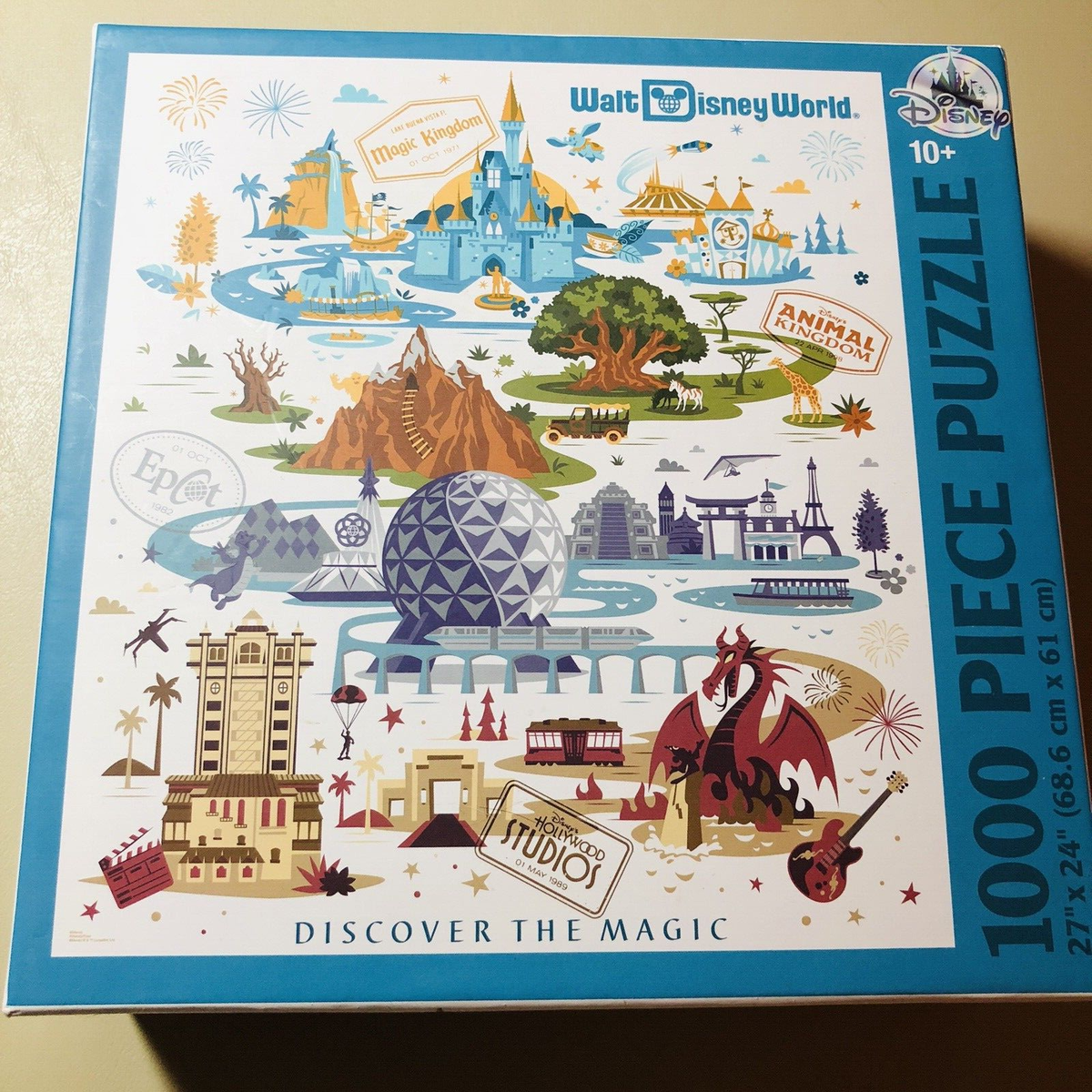 ディズニー ディズニーワールド パズル Walt Disney World 1000 Pc Puzzle 4 Parks *1 Piece Missing