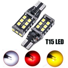 2Stk T15 W16W LED CANBUS Bremslicht 12V 2835 15SMD Rückfahrlicht DRL Lampe Birne