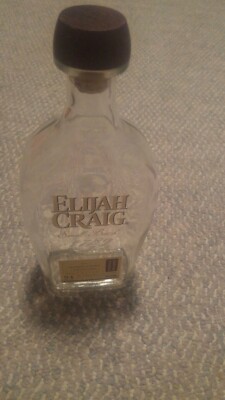 Rare Elijah Craig Small Batch 12yr Bourbon Bottle Empty Gia Club Private Select