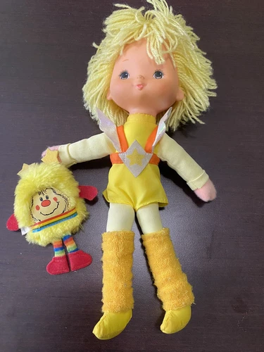 VTG Hallmark Mattel 1983 Rainbow Brite Doll 12 Canary Yellow Complete READ DESC
