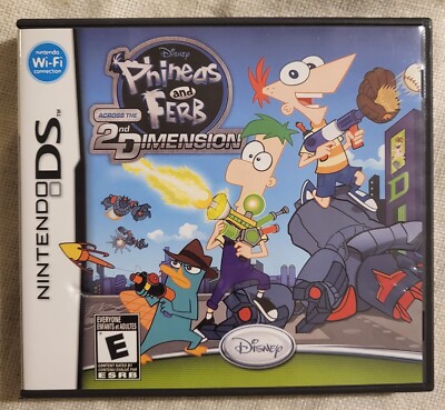 Phineas and Ferb Across the 2nd Dimension - Nintendo DS - 2009 - Complete