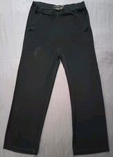 Vintage Chicos Travelers Pull On Pants Women's Size 2 Black Made In USA No Tummy
