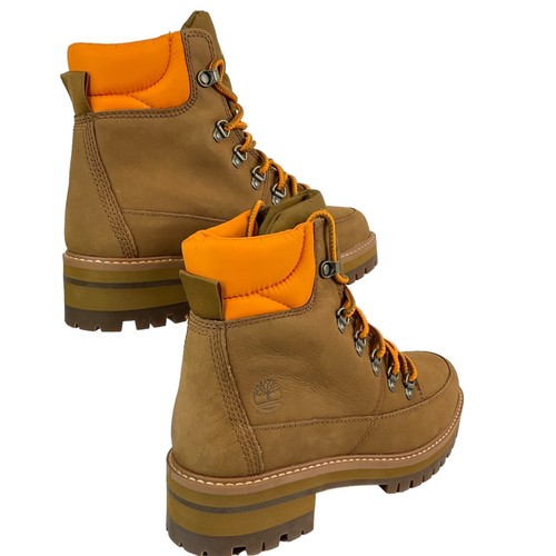 Timberland Boots Womens Sz 7 Brown Courmayeur Valley Medium Brown Nubuck $170 - Picture 6 of 13