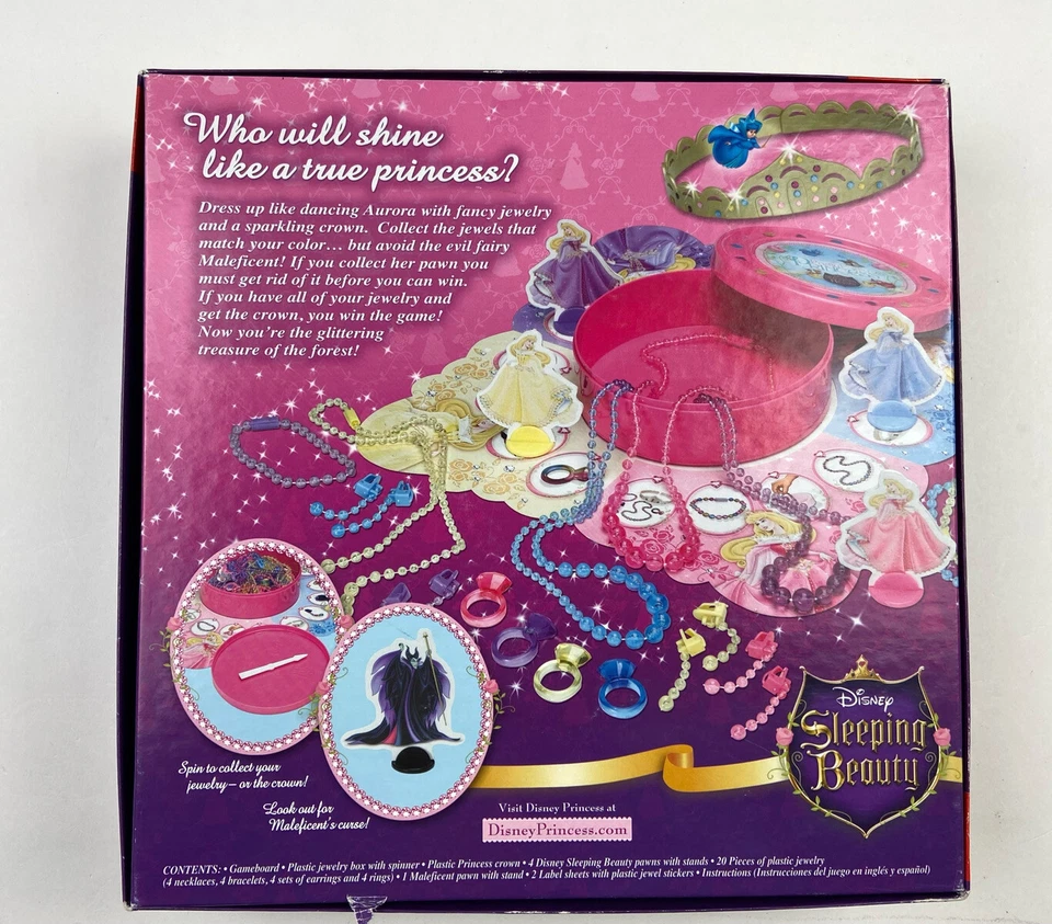 Pretty Pretty Princess Sleeping Beauty Game 100% COMPLETE 2008 Hasbro MB - Image 2 of 4