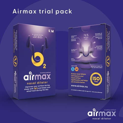 Air Max Unisex Classic Nasal Dilators Trial Pack - anti Snoring Device for Men - Picture 2 of 9