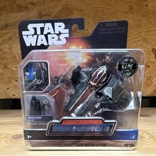 Jazwares Micro Galaxy Squadron Star Wars Darth Vader Sith Interceptor Series 5