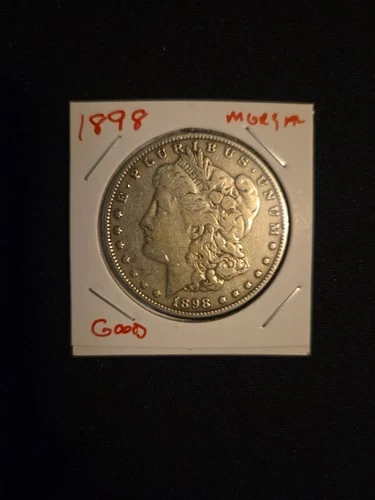 1898  $1 Morgan Silver Dollar Good