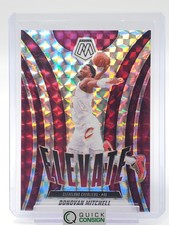 DONOVAN MITCHELL 2024-25 MOSAIC ELEVATE SILVER PRIZM #5 CAVALIERS Q0014