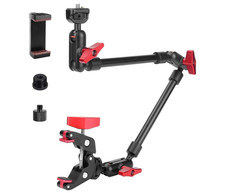 22" Adjustable Magic Arm Clamp for Camera, Phone, Tripod, Light, Mic