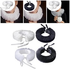 Ruffle Collar Cosplay Accessory Elizabethan Neck Ruff for Reenactment Events