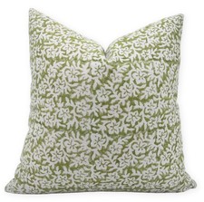 Handmade Thick Linen Lumbar Pillow Cover   14x20 Inch Throw Cushion with Zipp...