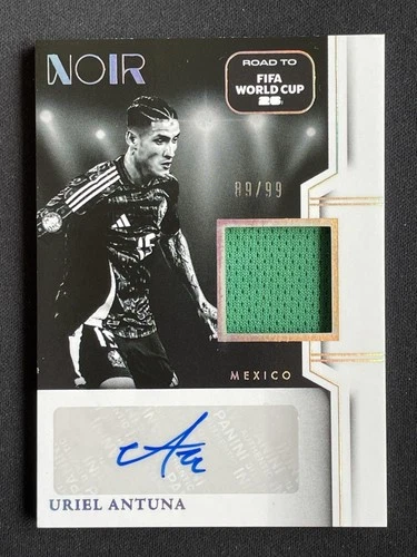 Uriel Antuna 2025-26 Panini Noir Road To Fifa World Cup Jersey Auto /99 #BW-UA