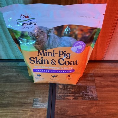 Manna Pro Mini Pig Skin & Coat Supplement with Flaxseed Orange Multicolor