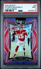 2024 Panini Select 33 Patrick Mahomes II Purple Prizm PSA 9 75/75