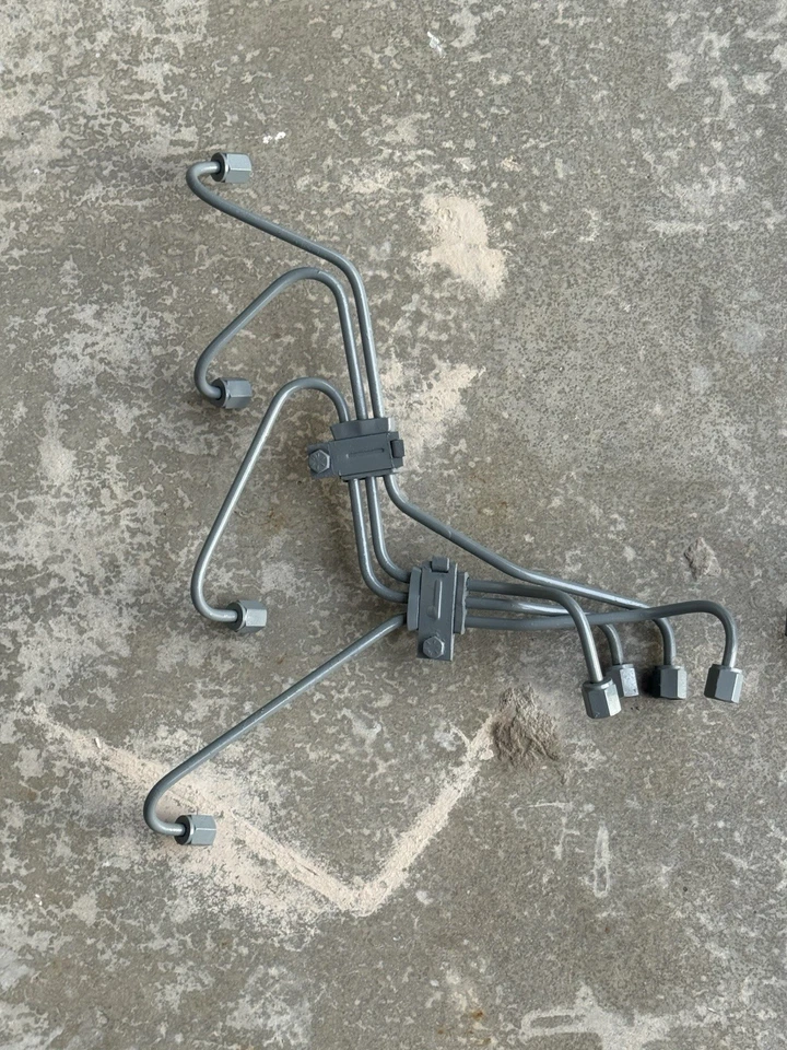 Ford F-250 F-350 IDI 1983-1994 líneas de inyector diésel acero fábrica juego completo 8 Foto 3 de 4