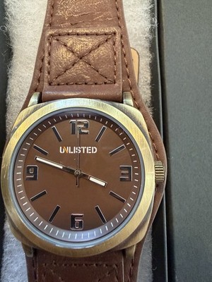 kenneth cole unlisted mens watch With leather band