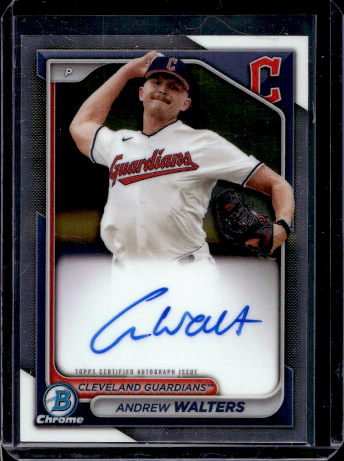 2024 Bowman Chrome Andrew Walters Prospect Auto #CPA-AW Guardians