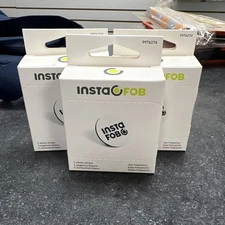 InstaFob Sticker Fob White LOT OF 3 BRAND NEW