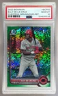 Elly De La Cruz 2022 Bowman Chrome #BCP-50 Green Diamond Refractor 50/99 PSA 10