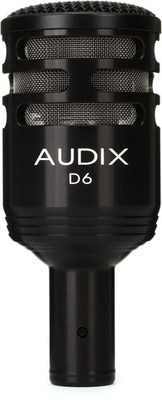 Audix D6 Cardioid Dynamic Kick Drum Microphone