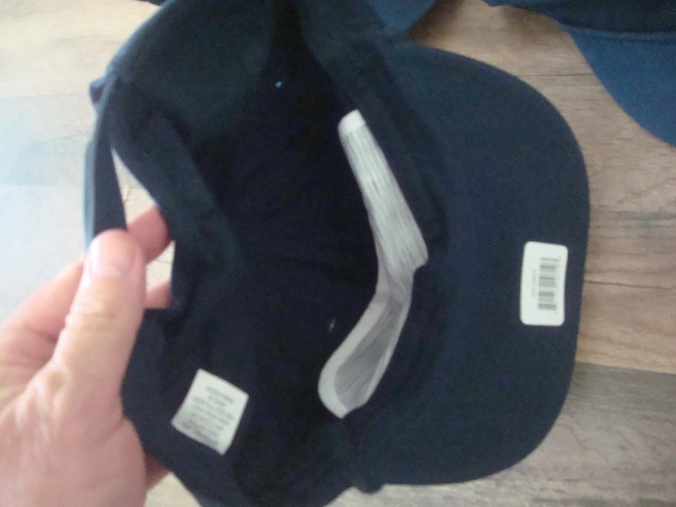 LOTE DE 6 GORRAS GORRAS DE CAMIONERO CUERDA AZUL SNAPBACK EN BLANCO 00S Y2K DE COLECCIÓN DEADSTOCK Foto 3 de 4